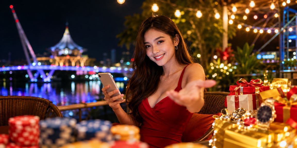 Pengguna ss18 di Kuching membuat deposit MYR melalui telefon pintar dengan mudah